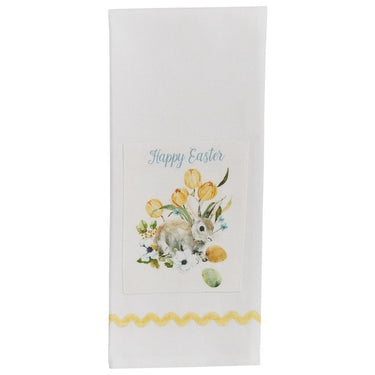 Happy Easter Printed Dishtowel - Set of 2 Park Designs - The Fox Decor